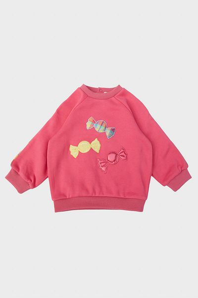 GB Baby Baby Girl Pink Sweatshirt 23FW0BG2409