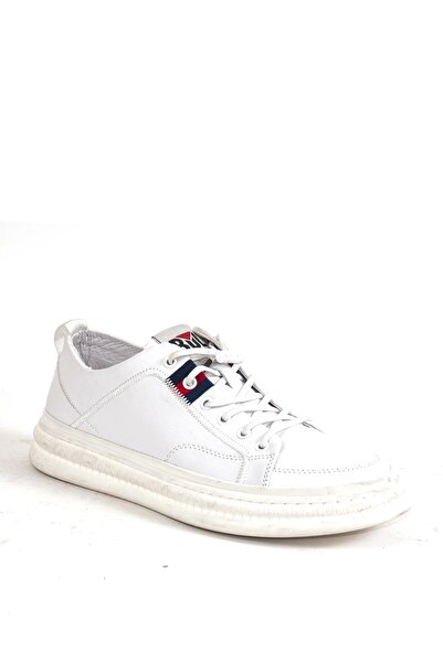 Bulldozer 231043 Δερμάτινα Παπούτσια Λευκά