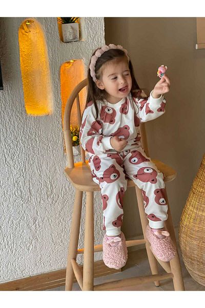 BUUFUU Горнище и долнище с плюшено мече Concept Trend Girl