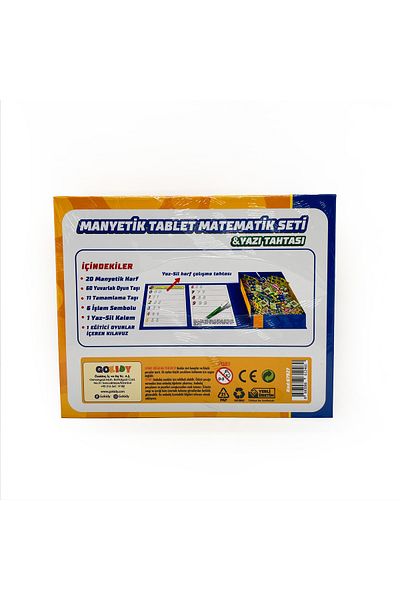 Gokidy Magnetic Tablet Math Set & Writing Board