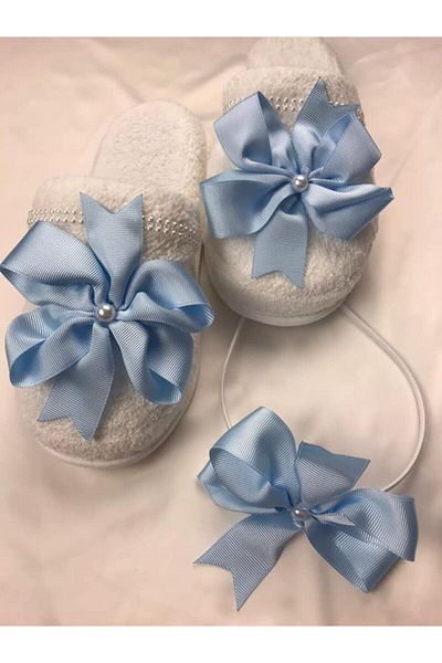 Hobigram Lohsa Sets Bow Maternity Slippers Crown Set 1060 – Maternity Set, Stylish Design, Women's Accessory – Lo