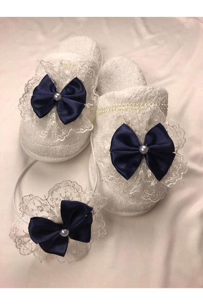 Hobigram Lohsa Sets Bow Maternity Slippers Crown Set 1058 – Maternity Set, Stylish Design, Women's Accessory – Lo