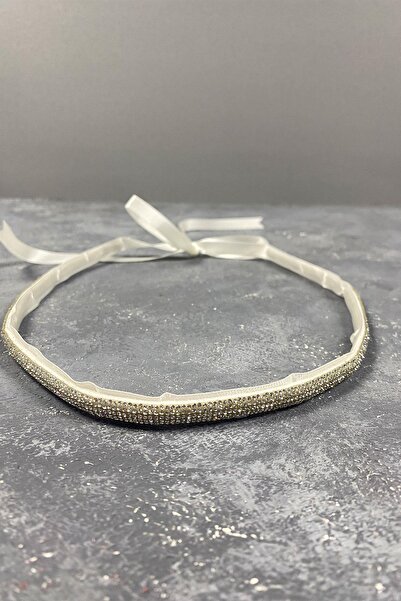 Hobigram El Yapımı Kemer Gümüş Rengi Sık Parlak Taşlı Abiye Elbise Kemeri – Kemer, Şık Tasarım