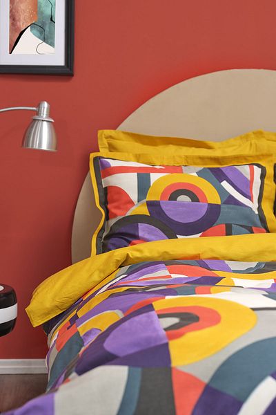 Karaca Home Sorbet Red Double Welsoft Duvet Cover Blanket Set