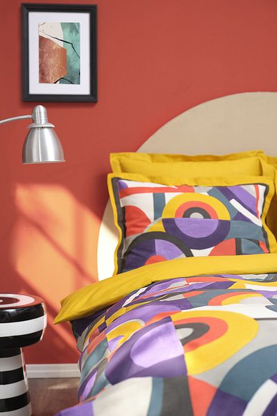 Karaca Home Sorbet Red Double Welsoft Duvet Cover Blanket Set
