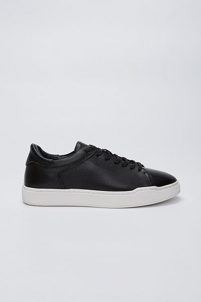 Valmenti Pantofi sport și pantofi sport din piele naturală neagră pentru bărbați