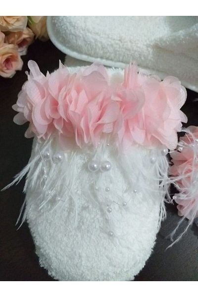 Hobigram Lohsa Sets Maternity Slippers and Crown Baby Booties and Bandana Set – Maternity Set, Stylish Design – Maternity