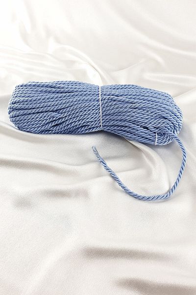 Hobigram Ață de tricotat Snur albastru deschis pentru bebeluși 8 mm – Ață de tricotat, design elegant, accesoriu pentru femei