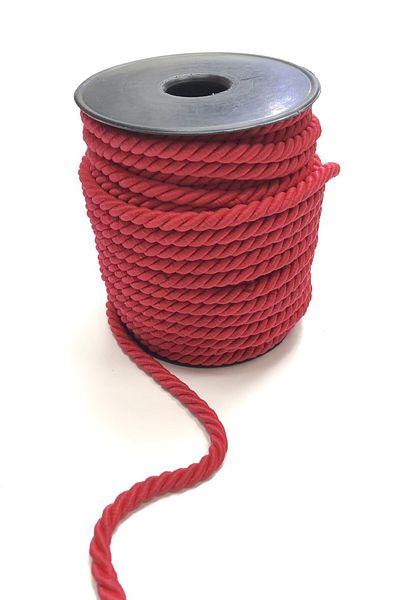 Hobigram Ață de tricotat Snur roșu 8 mm 1 Mt – Ață de tricotat, Design elegant, Accesoriu pentru femei – Ață de tricotat – Ață de tricotat