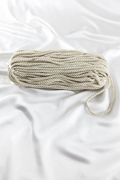 Hobigram Πλεξούδα Κρεμ Κορδόνι Σχοινί 8 mm – Πλεξούδα Σχοινί, Κομψό Σχέδιο, Γυναικείο Αξεσουάρ – Πλεξούδα Σχοινί – Πλεξούδα Σχοινί