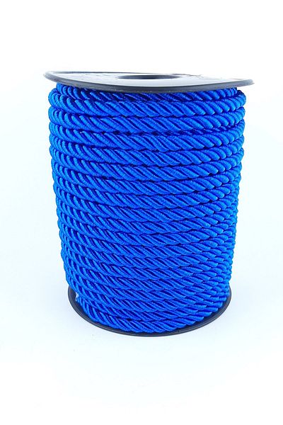Hobigram Fire de tricotat Saks Blue Cord Rope 6 Mm 25 Mt – Fire de tricotat, Design elegant, Accesoriu pentru femei