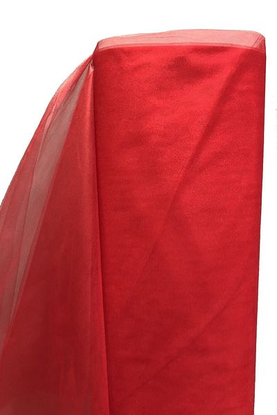 Hobigram Red Crystal Tulle (En 3 Mt Boy 1 Mt) – Special Design, Accessories, Quality Production, Eye-Catching Style