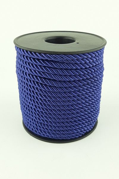 Hobigram Πλεκτό νήμα Navy Blue Cordnip 3 mm 25 Mt – Πλεκτό νήμα, κομψό σχέδιο, γυναικείο αξεσουάρ