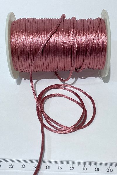 Hobigram Πλεξούδα νήμα Dusty Rose Brit Ip Rat Tail 10 Mt – Πλεξούδα νήμα, κομψό σχέδιο, γυναικείο αξεσουάρ – Πλεξούδα νήμα