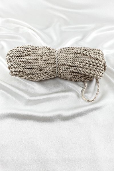 Hobigram Πλεξούδα Σχοινί Μπεζ Χρώμα Σχοινί 8 mm – Ειδικό Σχέδιο, Αξεσουάρ, Ποιοτική Παραγωγή, Στυλ που τραβάει τα βλέμματα – Πλεξούδα