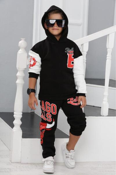 ÖYKÜ KİDS Hooded Boy's Tracksuit Set
