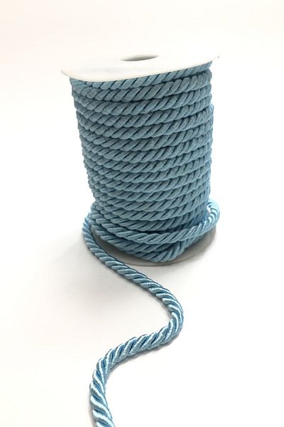 Hobigram Snur de tricotat Snur albastru 8 mm 1 Mt – Snur de tricotat, design elegant, accesoriu pentru femei