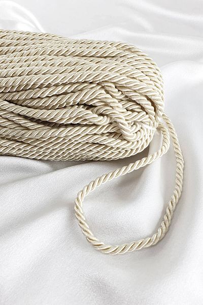 Hobigram Braid Rope Rope Rope Cord Rope Cream 8mm 50yard Models Colored Cord Ropes Runner Supla Service Making