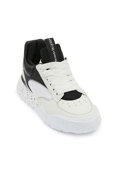 ALEXANDER MCQUEEN Court Tech Leather Sneakers