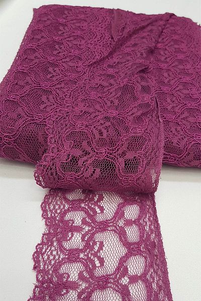 Hobigram Lace Varieties Dark Fuchsia Cola Swan Lace – Lace, Stylish Design, Women's Accessory