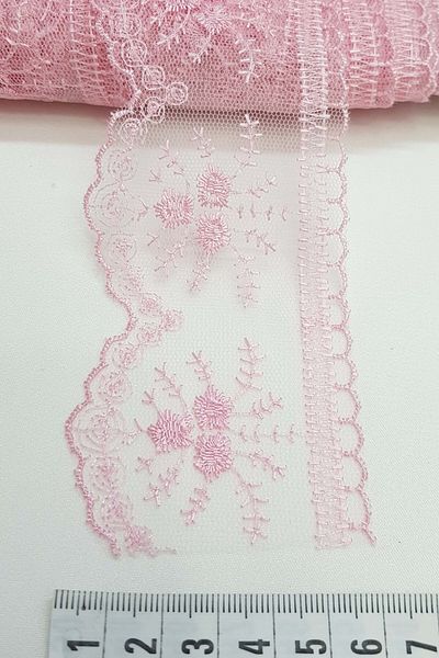 Hobigram Types of Lace Pink Floral Patterned Lace – Lace, Stylish Design, Women's Accessory
