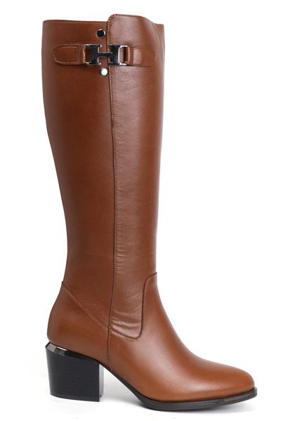 OZ DOROTHY Taba Deri Kadın Deri Çizme