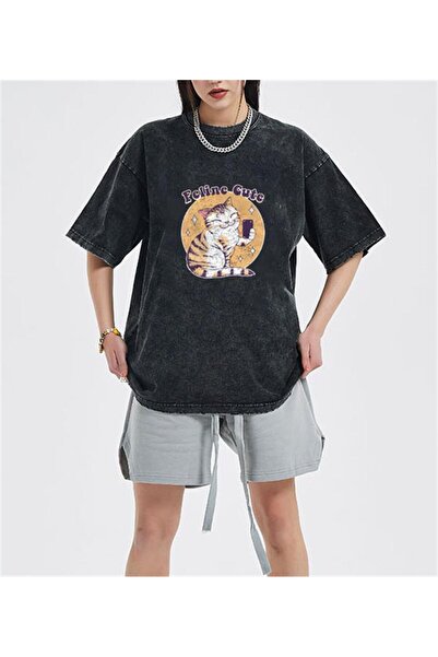 Violon تي شيرت كلاسيكي لطيف قابل للغسل