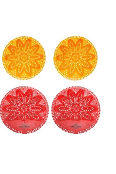 Rulopak Pisuvar Süzgeci 2 Adet Mini Tropikal 2 Adet Mini Mango