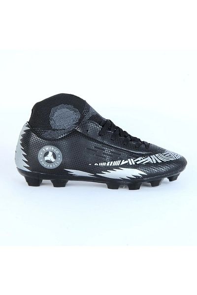 Twingo 330 142 Μαύρες ασημένιες κάλτσες Roller Soccer Field Shoes Crampons