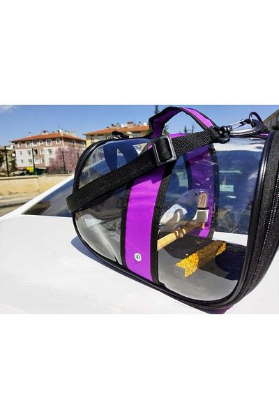 ENS PLASTİK Bird Carrying Bag with Water Bottle and Perch 32x22x20 Cracker Gift