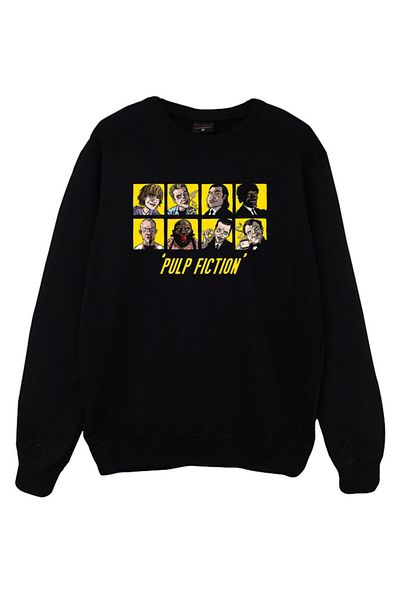 fame-stoned Суитшърт с качулка Stoned Pulp Fiction