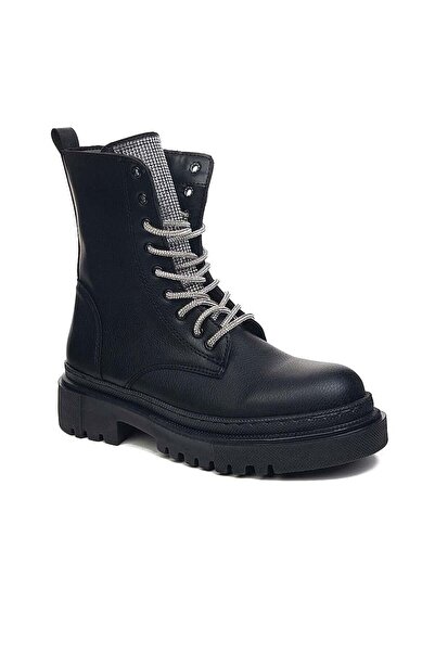 TRENDYSHOSE T-40 Zenne Taşlı Postal Soğuk Geçirmez Bot Cilt