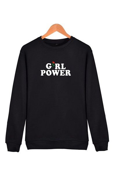 fame-stoned Суитшърт с принт Girl Power