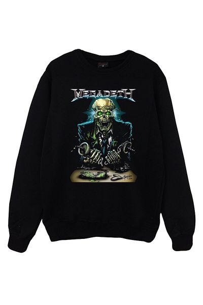 fame-stoned Суитшърт с принт Megadeth