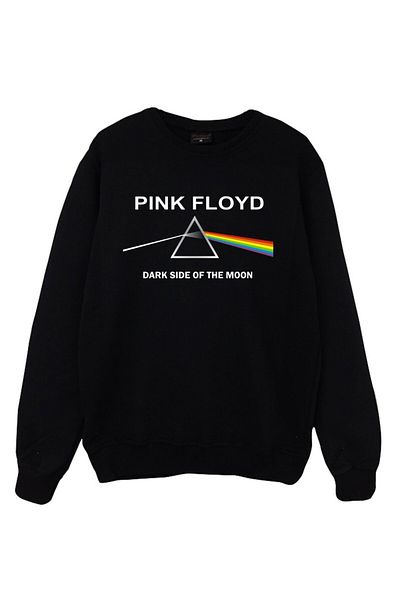 fame-stoned Суитшърт с щампа на Pink Floyd
