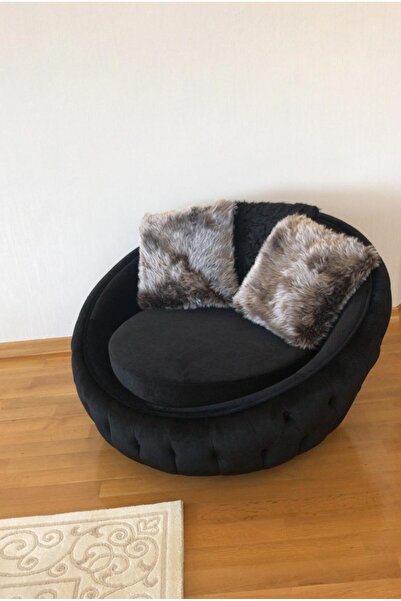 ERİZA Polo 360 Derece Döner Berjer (SİYAH) Babyface 28