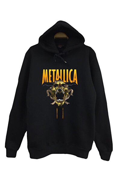 fame-stoned Φούτερ με κουκούλα με στάμπα Metallica