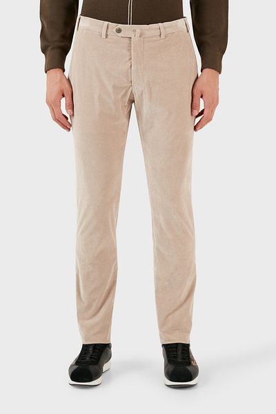 Men's Cotton And Modal Chino Pants by Emporio Armani | Coltorti Boutique