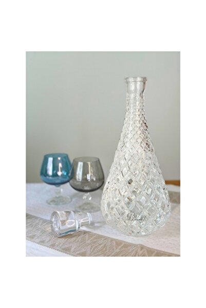 devigo El Yapımı Kristal Sürahi Özel Tasarım Kristal Kapaklı Karaf Sürahi