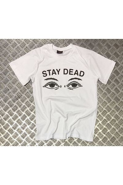 fame-stoned Μπλουζάκι Unisex White Star Dead με στάμπα