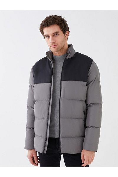 LC Waikiki Pánská bunda Puffer - standardní střih, stojáček