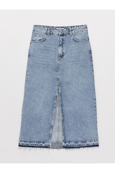 LC Waikiki Női Jean szoknya - Slim Fit