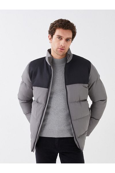 LC Waikiki Pánská bunda Puffer - standardní střih, stojáček