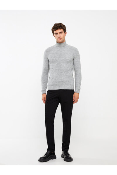 LC Waikiki Men's Knitwear Sweater - Turtleneck, Long Sleeve