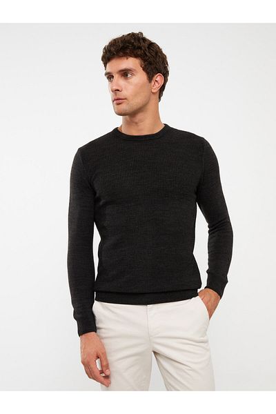 LC Waikiki Ανδρικό Πλεκτό Πουλόβερ - Μακρυμάνικο, Crew Neck