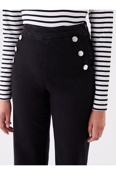 LC Waikiki Pantaloni Jean de damă cu picioare largi