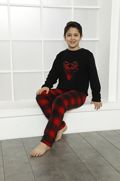 snc malven boy fleece pajamas suit