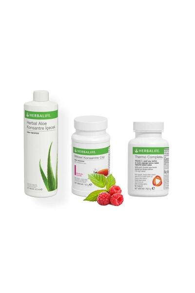Herbalife Set Aloevera, Thermo , Ahududu Çay 50 gr (BÖLGESEL İNCELME)