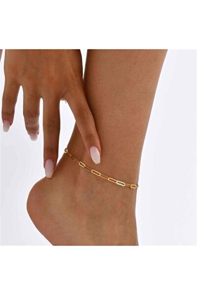 Minamis Silver Ataç Zincir 925 Ayar Gümüş Halhal