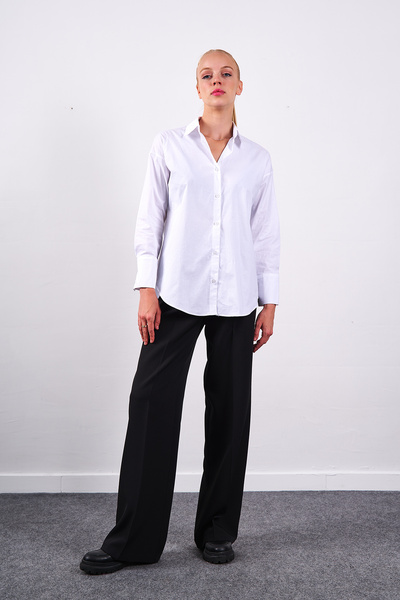 Ortaya Çık White Basic Shirt